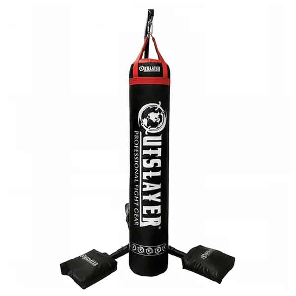 Outslayer Muay Thai Bag Stand 7ft 8in tall with Filled Sand Bags