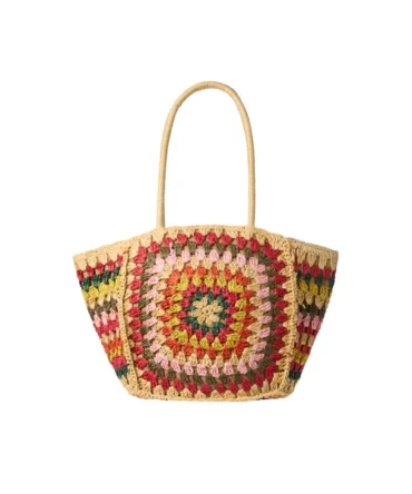 Oversized Raffia Beach Tote