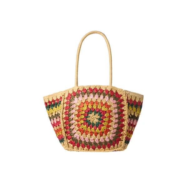 Oversized Raffia Beach Tote