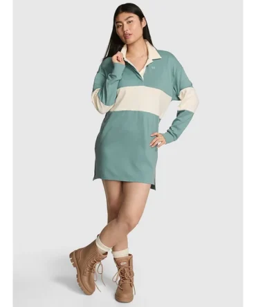 Oversized Rugby Polo Dress