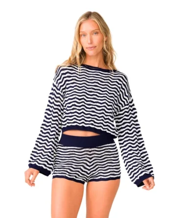 Palmer Woven Sweater