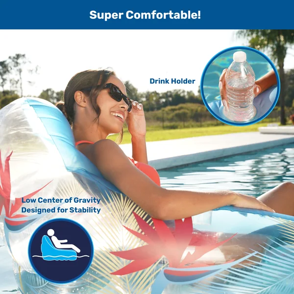 Paradise Elevated Pool Chair | Large Inflatable Pool Float