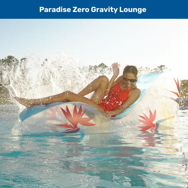 Paradise Zero Gravity Pool Lounge | Large Inflatable Pool Float