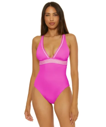 Parisian Stripe One Piece Swimsuit