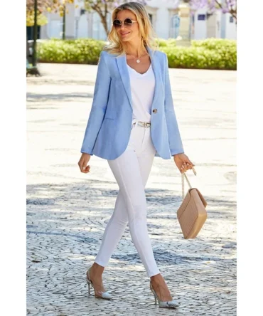 Pastel Blue Blazer