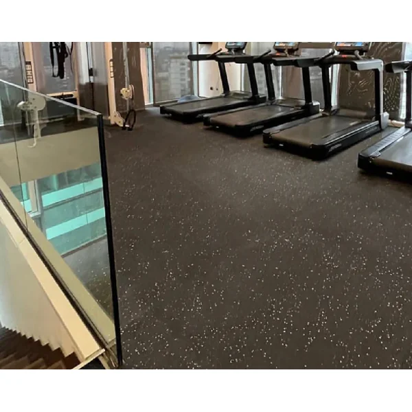 PaviFlex FitnessPro ECO Rubber Flooring Tiles | Carbon Black
