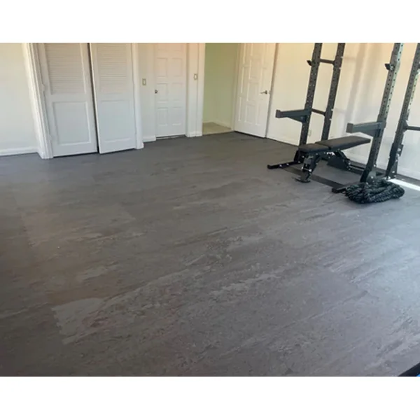 PaviFlex FitnessPro Rubber Flooring Tiles | Grey Marble