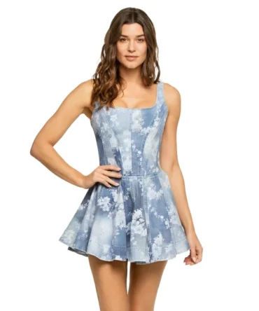 Piero Denim Mini Dress