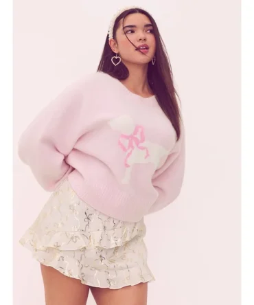 PINK x LoveShackFancy Boxy Sweater