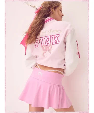 PINK x LoveShackFancy Cotton Foldover Flirty Skirt