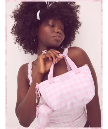 PINK x LoveShackFancy Mini Tote Bag