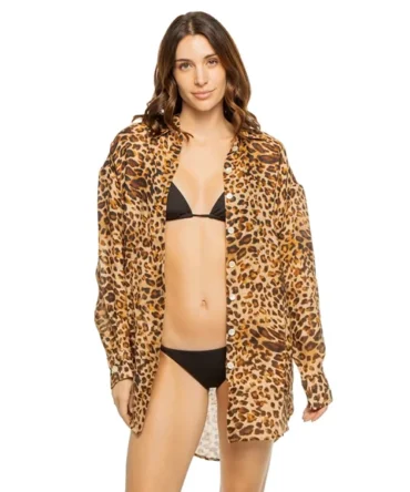 Playa Linen Button Down Shirt Dress