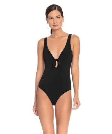 Plunge One Piece Swimsuit