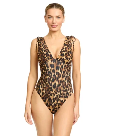 Plunge One Piece Swimsuit
