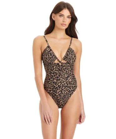 Plunge One Piece Swimsuit