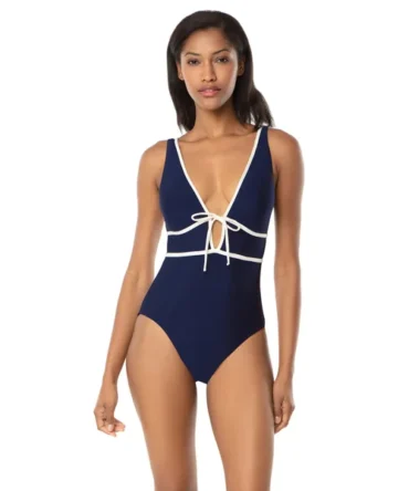 Plunge One Piece Swimsuit