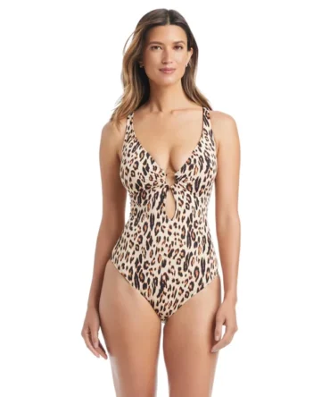 Plunge Ring One Piece Swimsuit