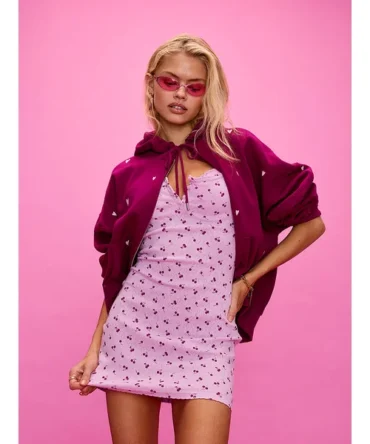 Pointelle Slip Dress