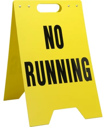 Polyethylene Free Standing Floor Sign