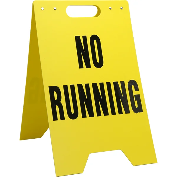 Polyethylene Free Standing Floor Sign