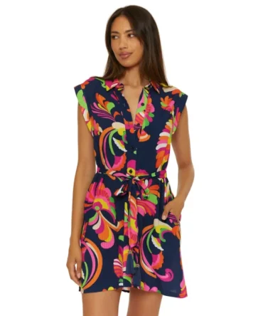 Poolside Swirl Mini Dress