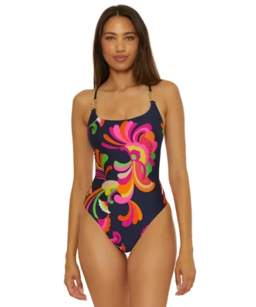 Poolside Swirl One Piece Swimsuit