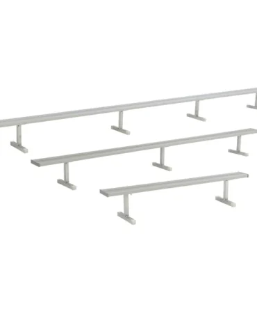 Portable Aluminum Outdoor Benches without Back