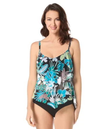 Portia Mesh Tankini Top