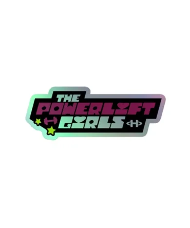 PowerLift Girls Holographic Sticker