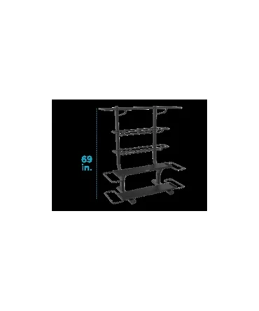 Precor Vitality™2 Tier, Horizontal Kettlebell Shelf VBR 6820B