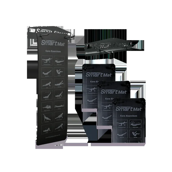 Prism Fitness Studio Mat Rack, Wall Mounted Commercial Package (3 Mat Package)