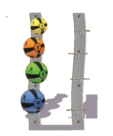 Prism Wall-Mounted Medicine Ball Rack