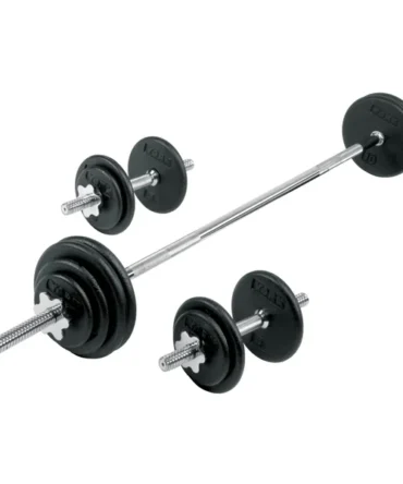 Pro Cast Iron Dumbbell / Barbell Spinlock Set