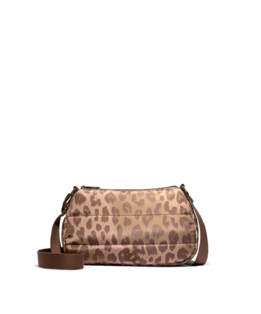 Quilted Puﬀer Mini Hobo Bag