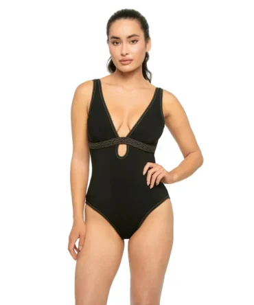 Quinn Plunge One Piece Swimsuit