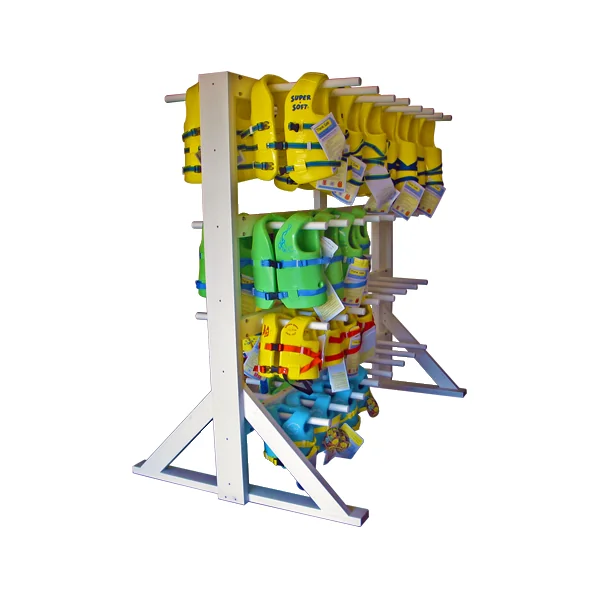 Recycled Plastic Life Vest Rack – 24 life vest capacity