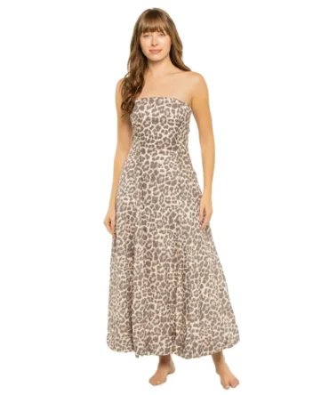Reese Linen Strapless Maxi Dress