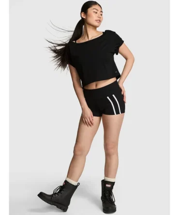 Relay Colorblock Foldover Micro Shorts