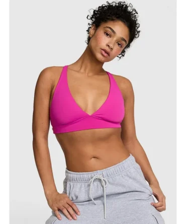 Relay Criss-Cross Plunge Sports Bra