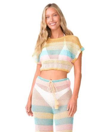 Renee Crochet Crop Top