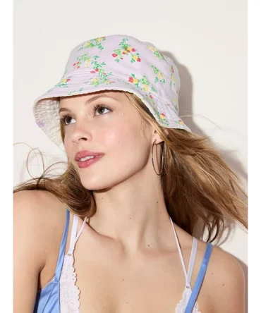 Reversible Floral Bucket Hat