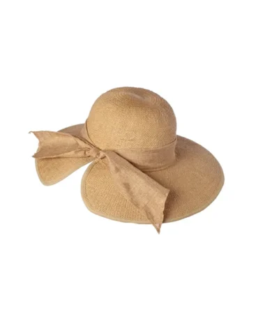Ribbon Trim Sun Hat