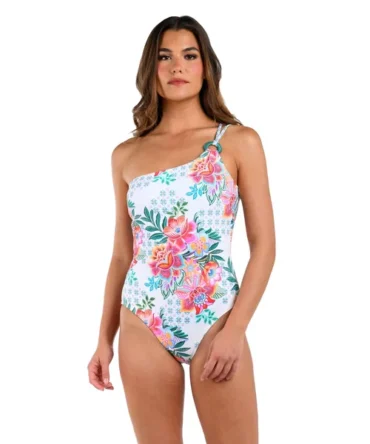 Riviera Asymmetrical One Piece Swimsuit