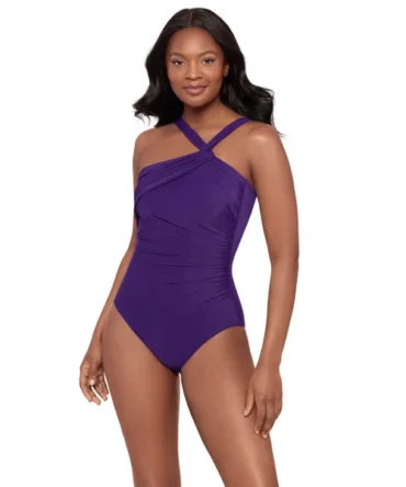 Rock Solid Europa Asymmetrical One Piece Swimsuit