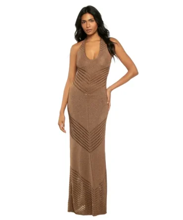Roma Halter Maxi Dress