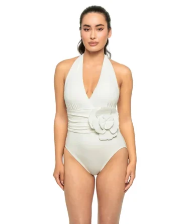 Romantic Floral One Piece Swimsuit