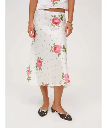 Rosebud Midi Skirt