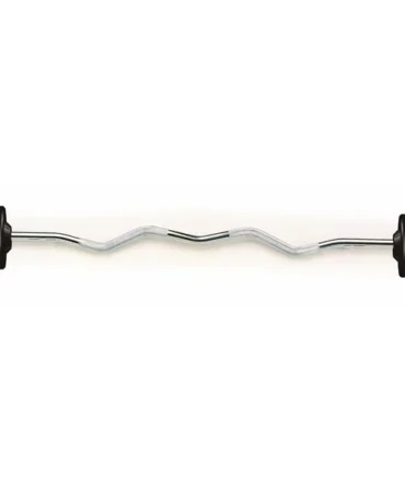 Rubber Fixed Pro Curl Barbell