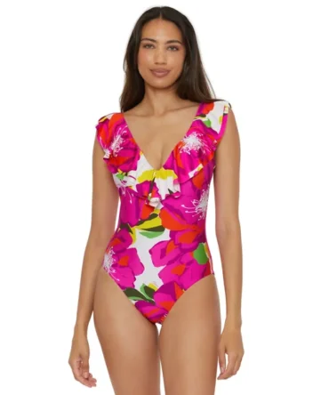 Ruffle One Piece Swimsuit