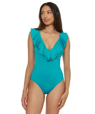 Ruffle One Piece Swimsuit